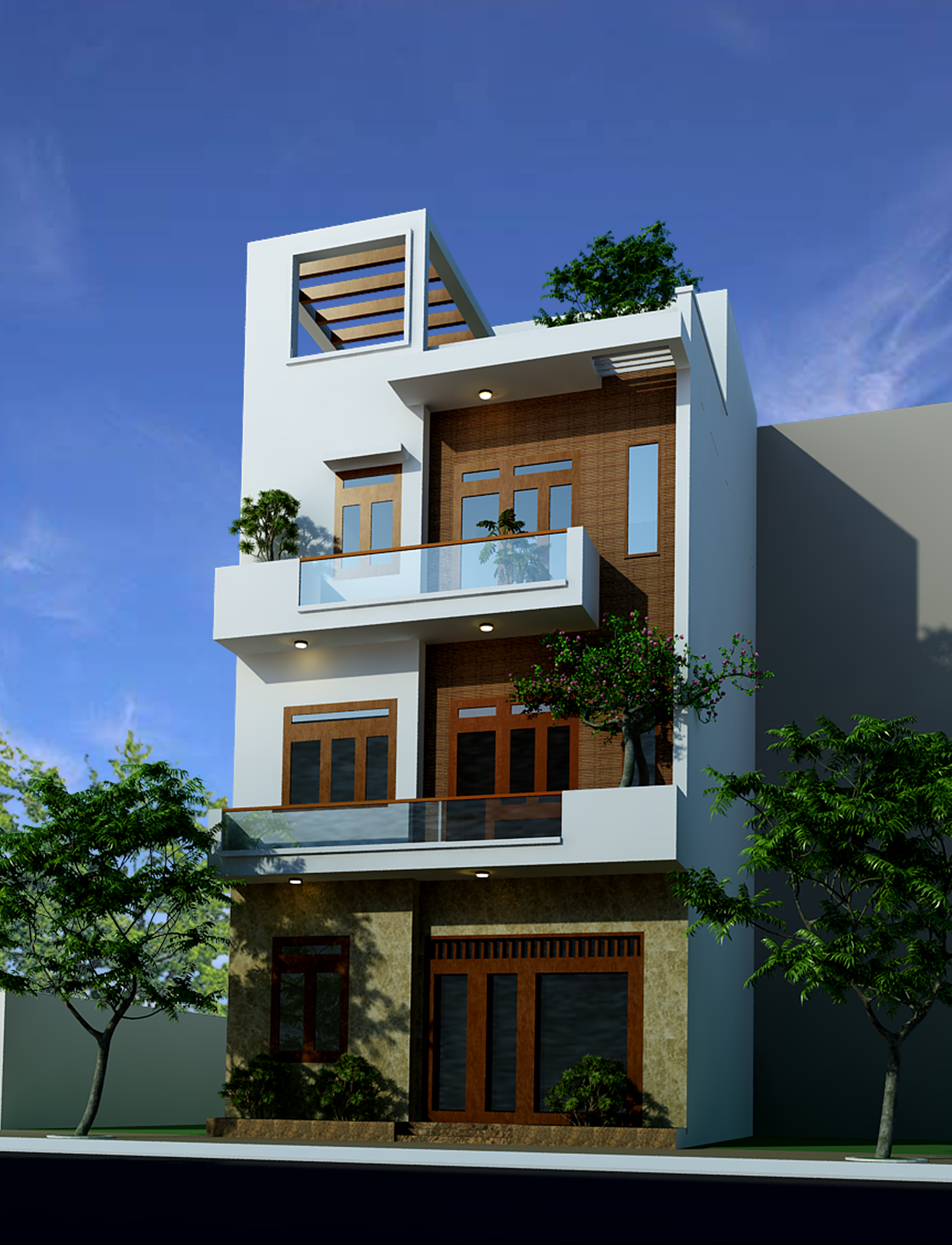 THIẾT KẾ NHÀ Ở GIA ĐÌNH ANH VĂN