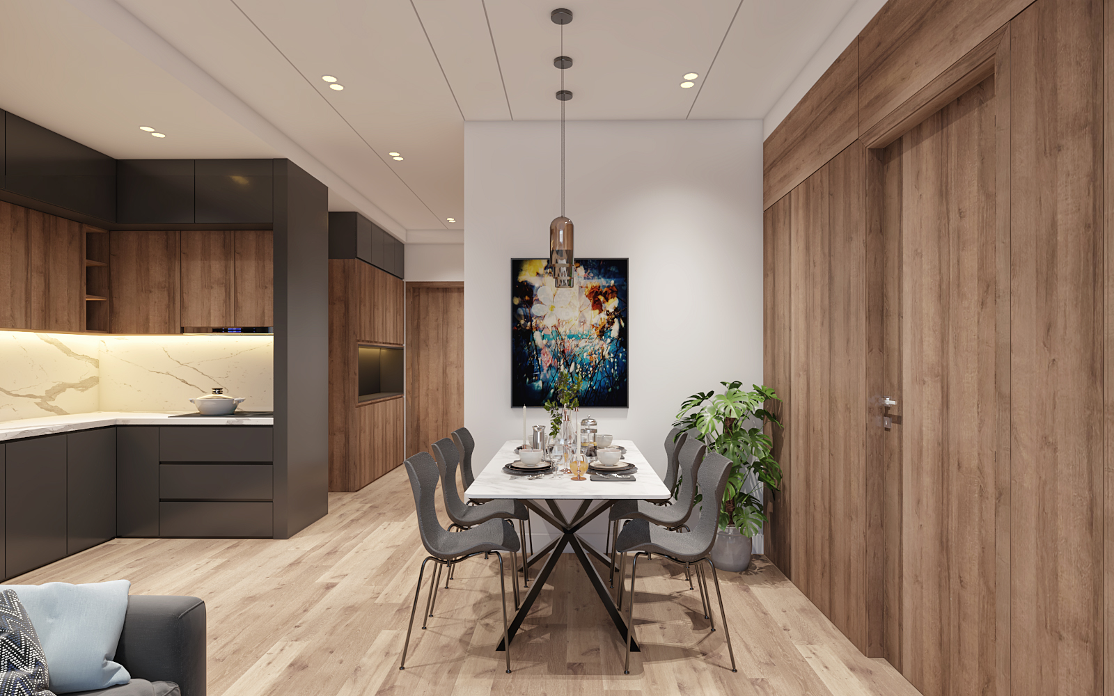 NỘI THẤT CĂN HỘ ANH KHOA